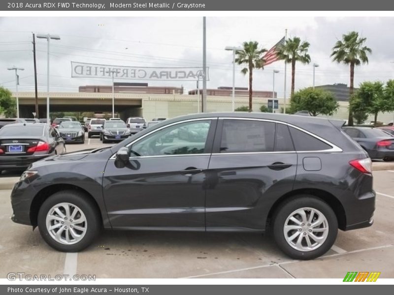 Modern Steel Metallic / Graystone 2018 Acura RDX FWD Technology