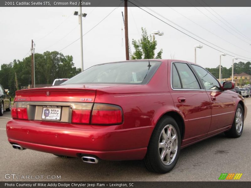 Crimson Red / Shale 2001 Cadillac Seville STS