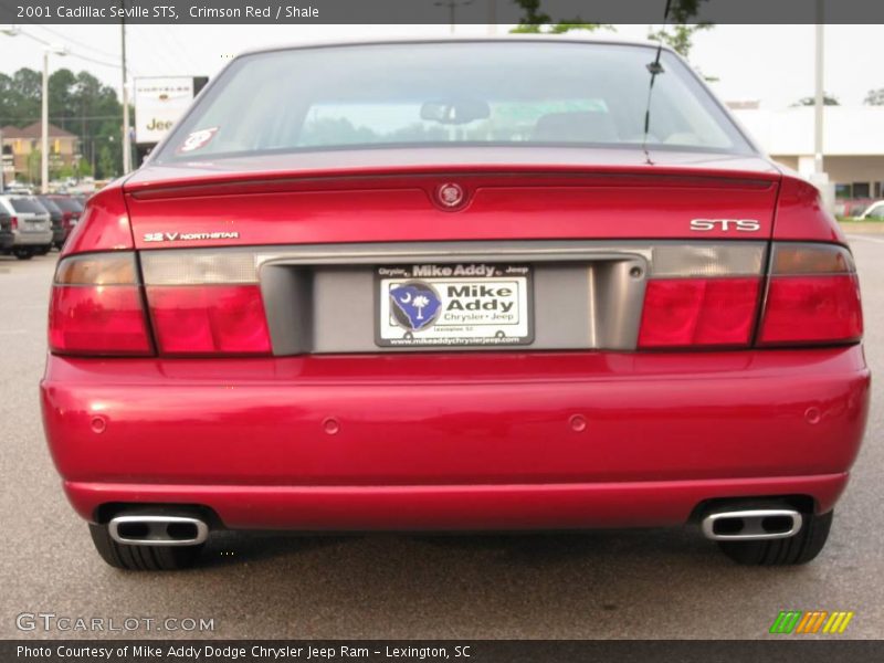 Crimson Red / Shale 2001 Cadillac Seville STS