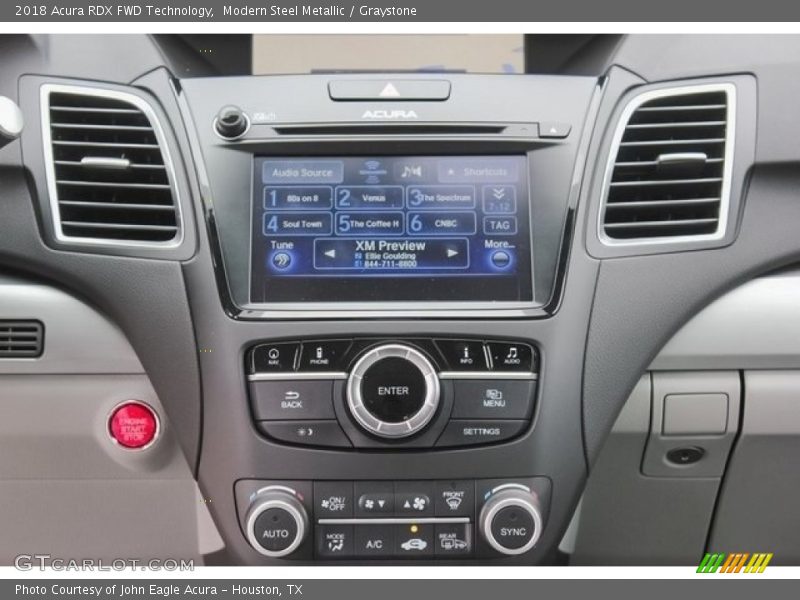 Modern Steel Metallic / Graystone 2018 Acura RDX FWD Technology
