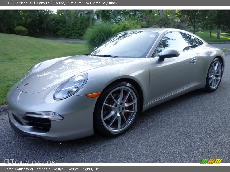 Platinum Silver Metallic / Black 2012 Porsche 911 Carrera S Coupe