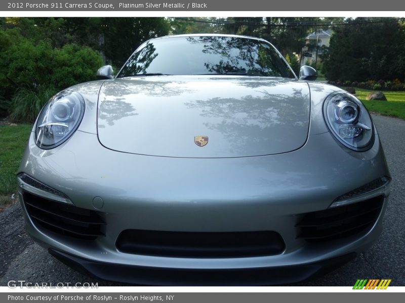 Platinum Silver Metallic / Black 2012 Porsche 911 Carrera S Coupe