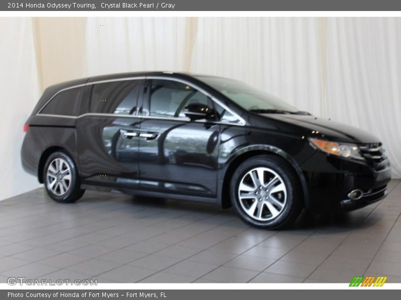 Crystal Black Pearl / Gray 2014 Honda Odyssey Touring