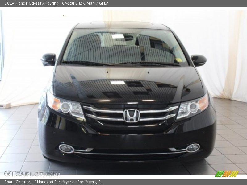 Crystal Black Pearl / Gray 2014 Honda Odyssey Touring