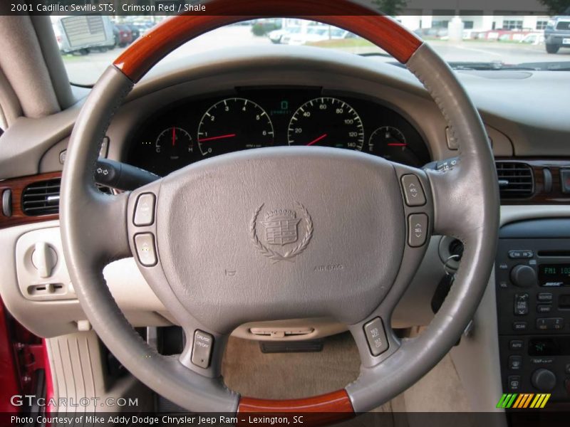 Crimson Red / Shale 2001 Cadillac Seville STS