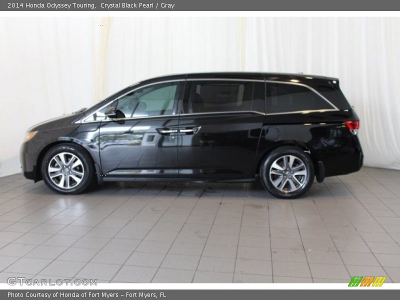 Crystal Black Pearl / Gray 2014 Honda Odyssey Touring