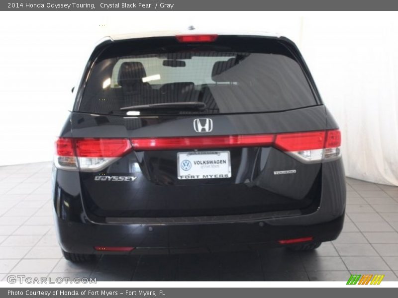 Crystal Black Pearl / Gray 2014 Honda Odyssey Touring