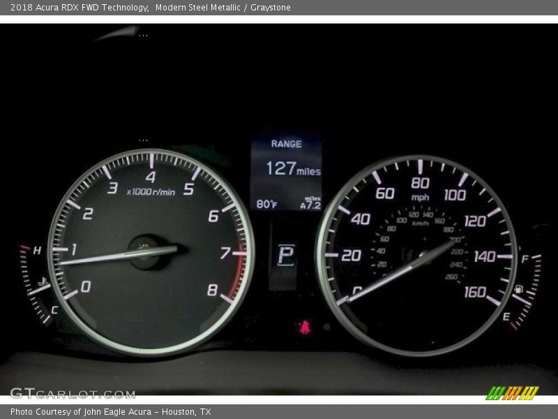 Modern Steel Metallic / Graystone 2018 Acura RDX FWD Technology