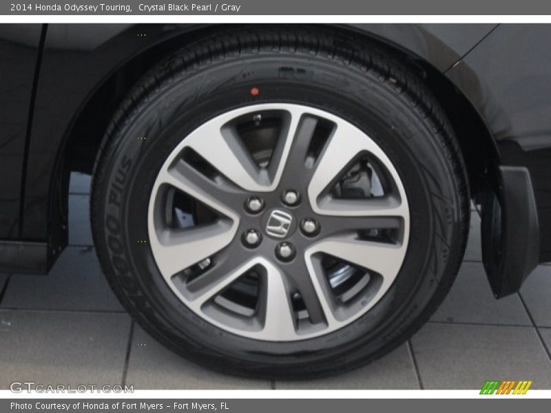 Crystal Black Pearl / Gray 2014 Honda Odyssey Touring