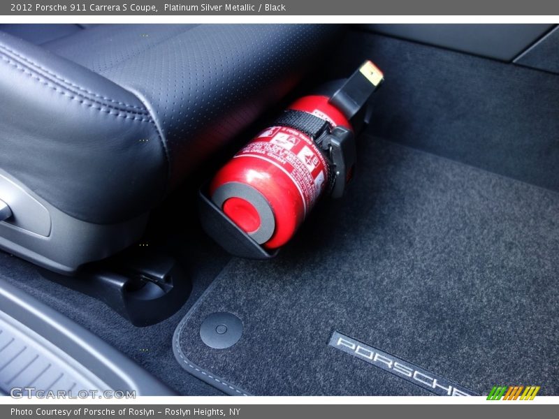 Platinum Silver Metallic / Black 2012 Porsche 911 Carrera S Coupe