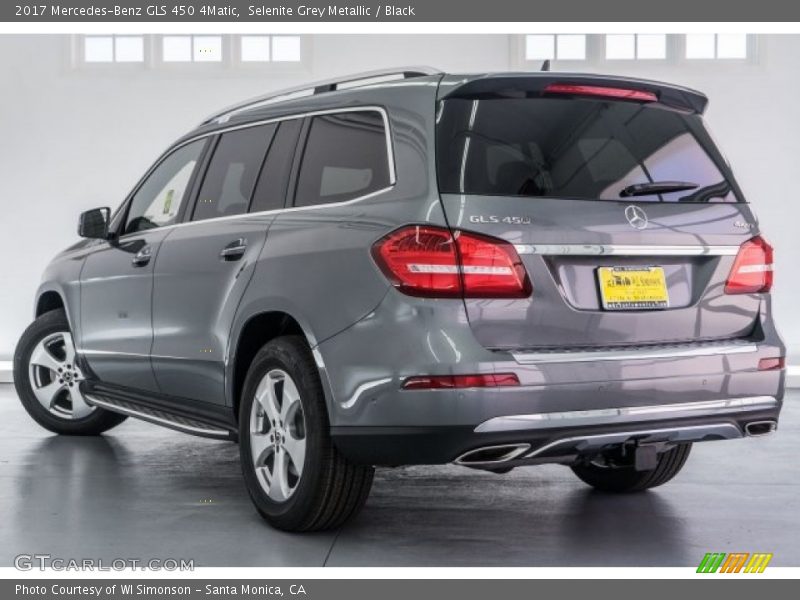 Selenite Grey Metallic / Black 2017 Mercedes-Benz GLS 450 4Matic