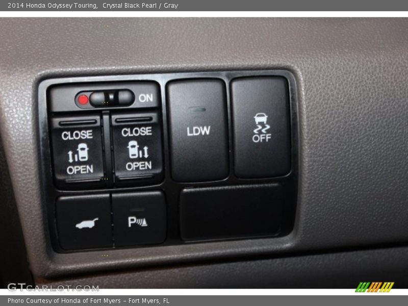 Crystal Black Pearl / Gray 2014 Honda Odyssey Touring