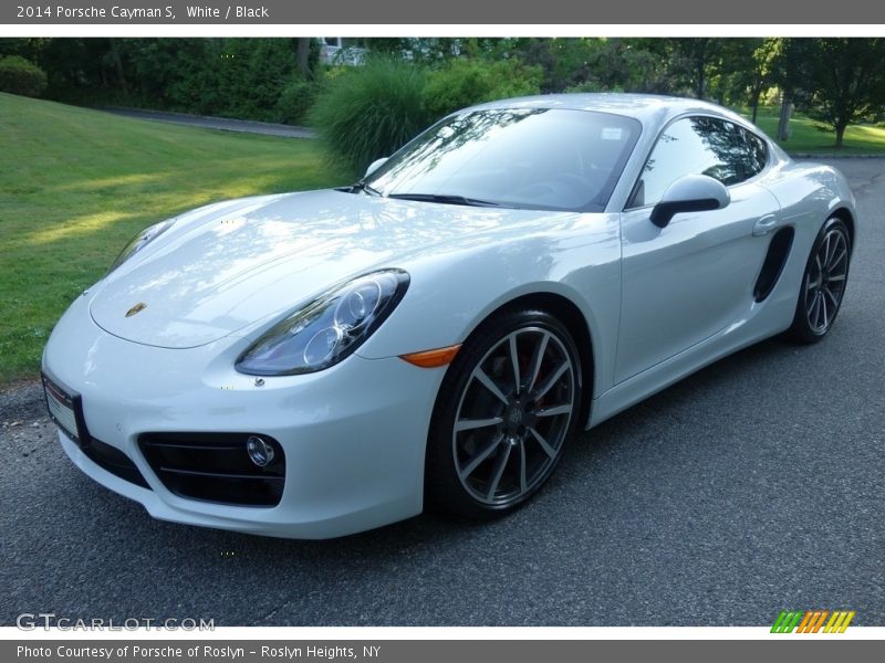 White / Black 2014 Porsche Cayman S