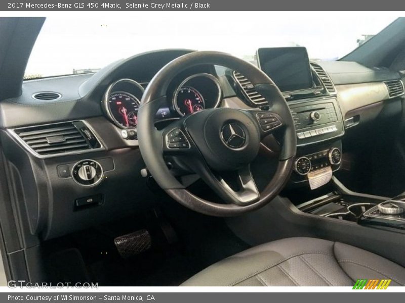 Selenite Grey Metallic / Black 2017 Mercedes-Benz GLS 450 4Matic