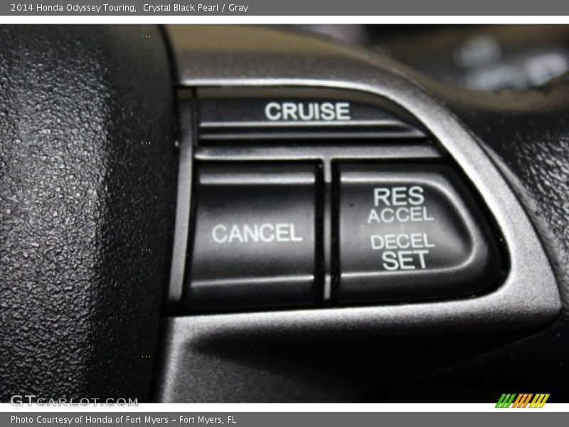 Crystal Black Pearl / Gray 2014 Honda Odyssey Touring