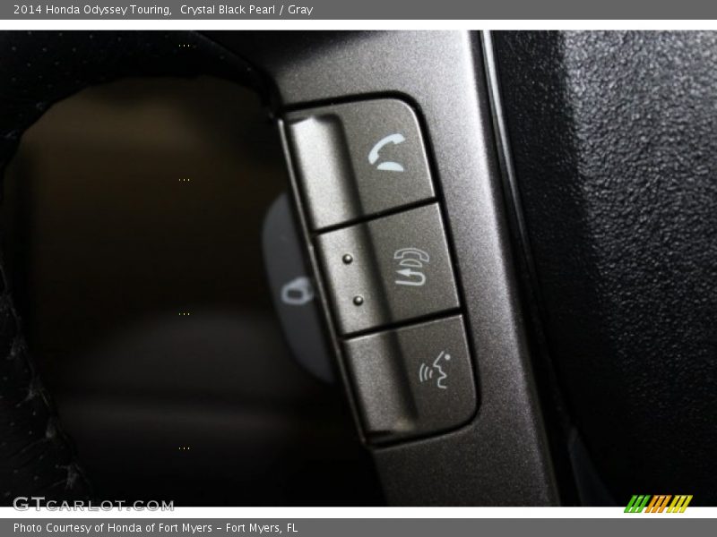 Crystal Black Pearl / Gray 2014 Honda Odyssey Touring