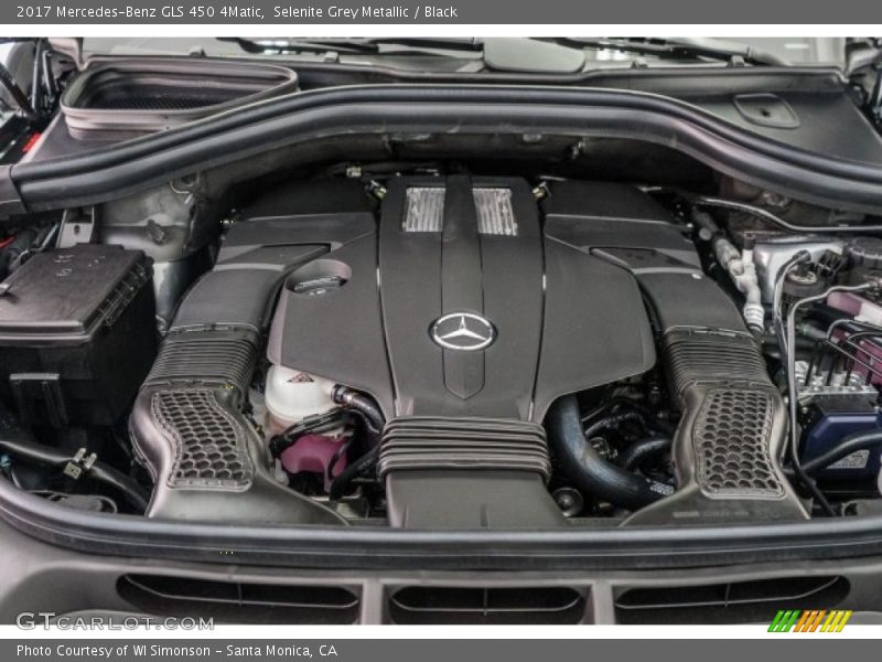 Selenite Grey Metallic / Black 2017 Mercedes-Benz GLS 450 4Matic