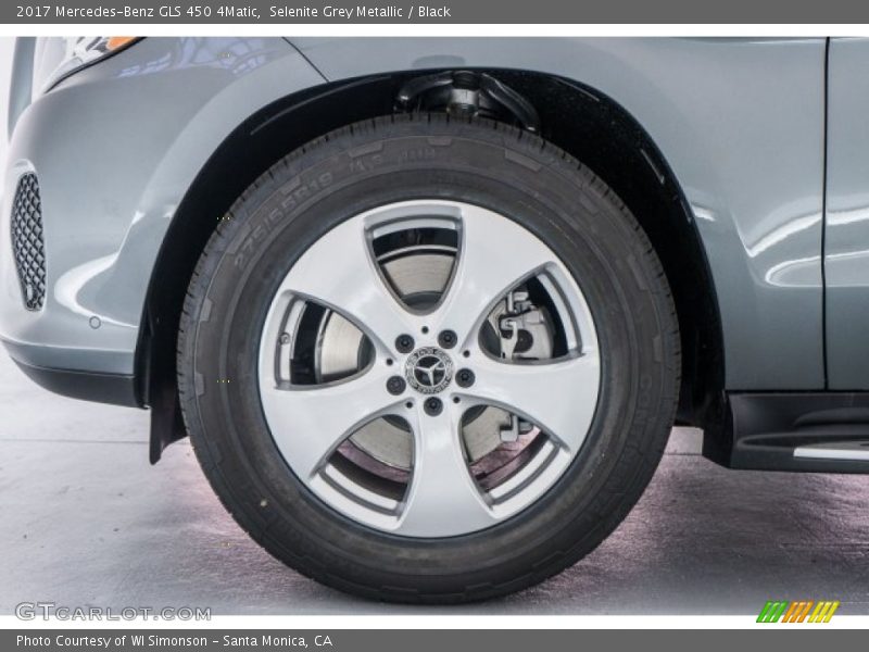Selenite Grey Metallic / Black 2017 Mercedes-Benz GLS 450 4Matic