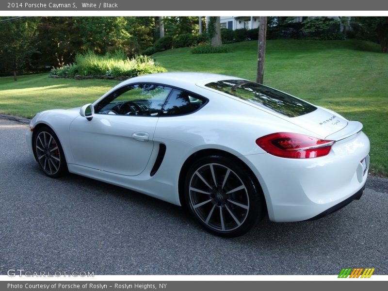 White / Black 2014 Porsche Cayman S