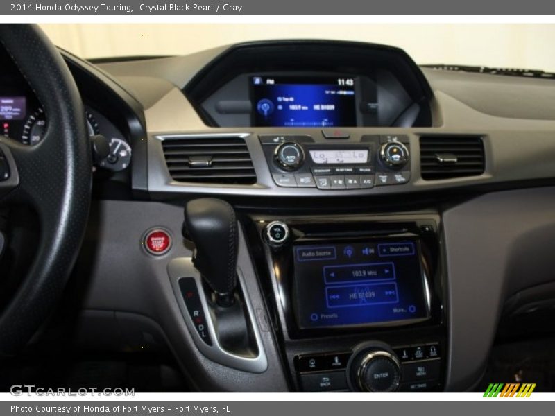 Crystal Black Pearl / Gray 2014 Honda Odyssey Touring
