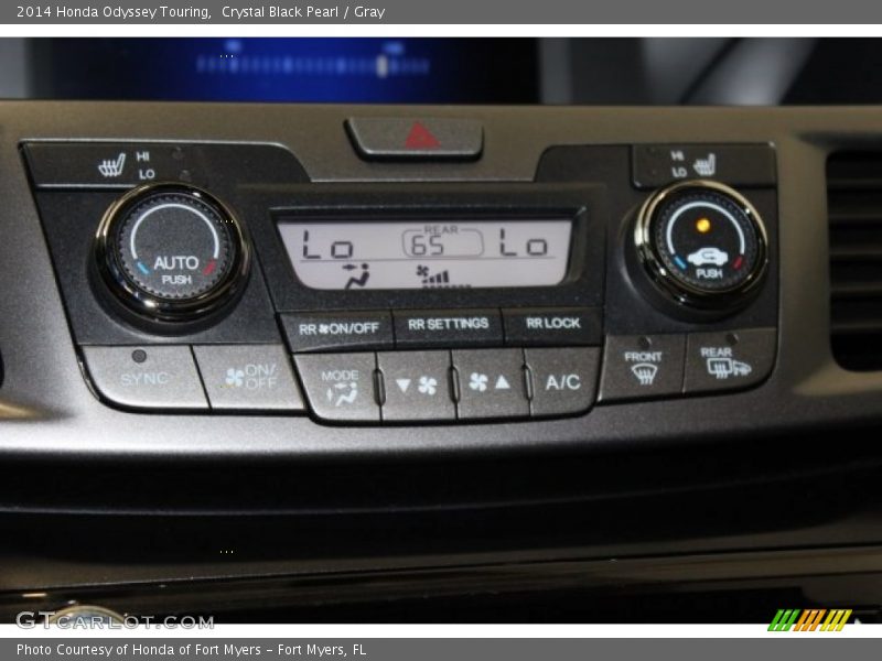 Crystal Black Pearl / Gray 2014 Honda Odyssey Touring