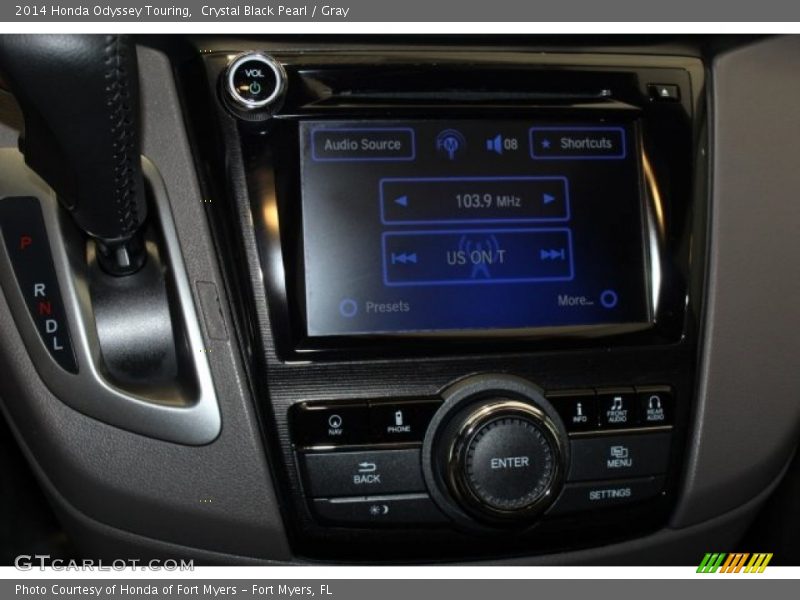 Crystal Black Pearl / Gray 2014 Honda Odyssey Touring