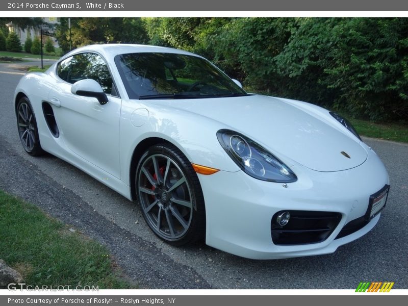 White / Black 2014 Porsche Cayman S