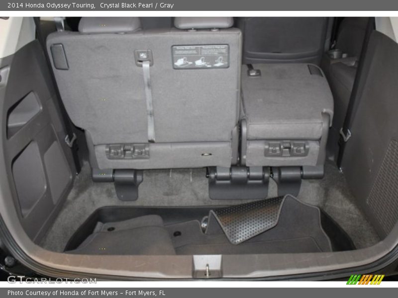 Crystal Black Pearl / Gray 2014 Honda Odyssey Touring