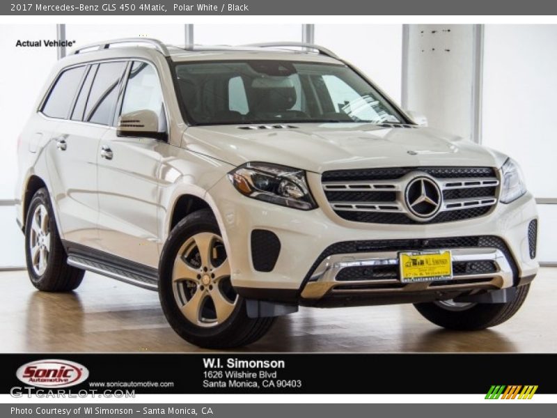 Polar White / Black 2017 Mercedes-Benz GLS 450 4Matic