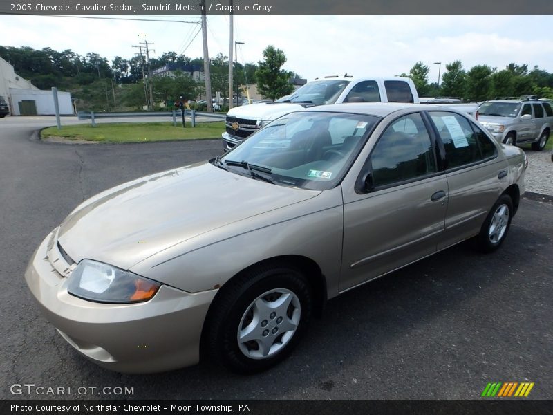 Sandrift Metallic / Graphite Gray 2005 Chevrolet Cavalier Sedan