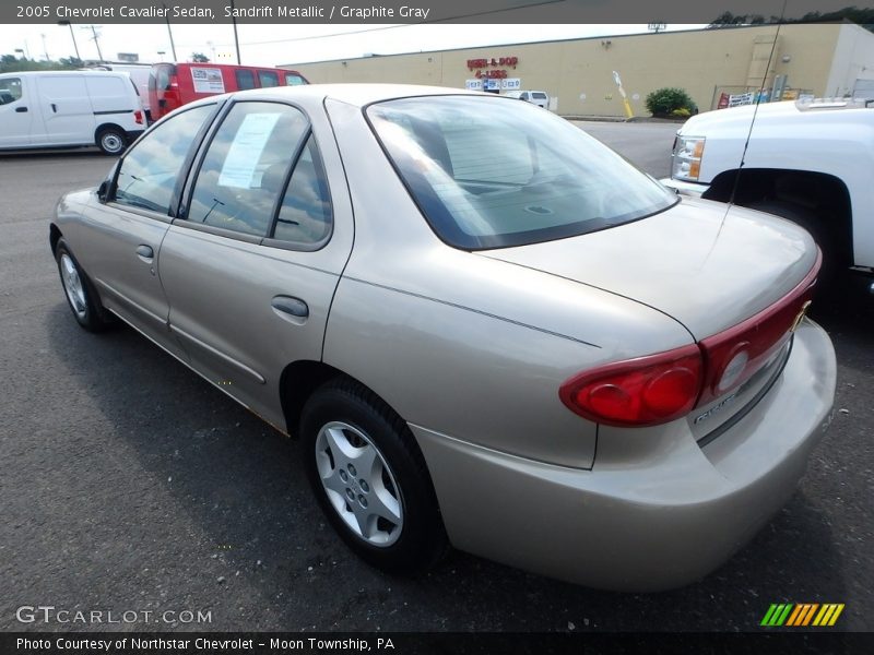 Sandrift Metallic / Graphite Gray 2005 Chevrolet Cavalier Sedan
