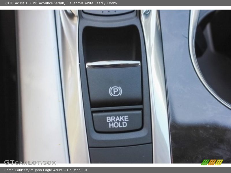 Bellanova White Pearl / Ebony 2018 Acura TLX V6 Advance Sedan