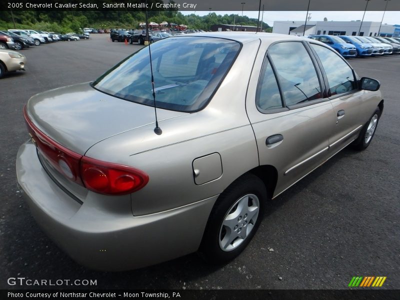 Sandrift Metallic / Graphite Gray 2005 Chevrolet Cavalier Sedan