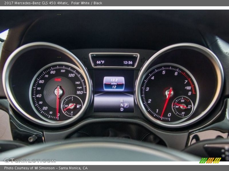Polar White / Black 2017 Mercedes-Benz GLS 450 4Matic