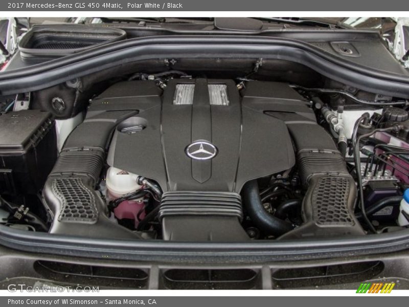 Polar White / Black 2017 Mercedes-Benz GLS 450 4Matic
