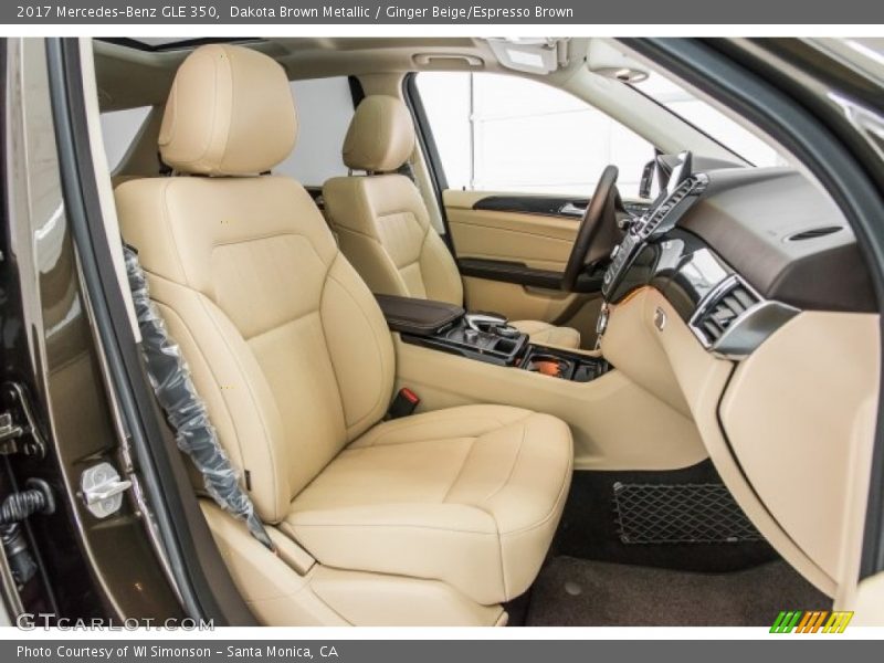 Dakota Brown Metallic / Ginger Beige/Espresso Brown 2017 Mercedes-Benz GLE 350