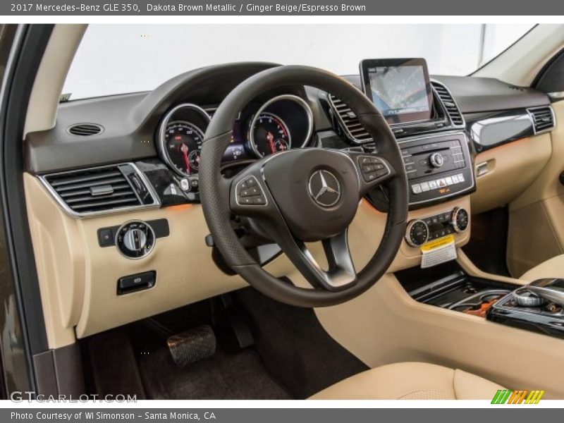 Dakota Brown Metallic / Ginger Beige/Espresso Brown 2017 Mercedes-Benz GLE 350