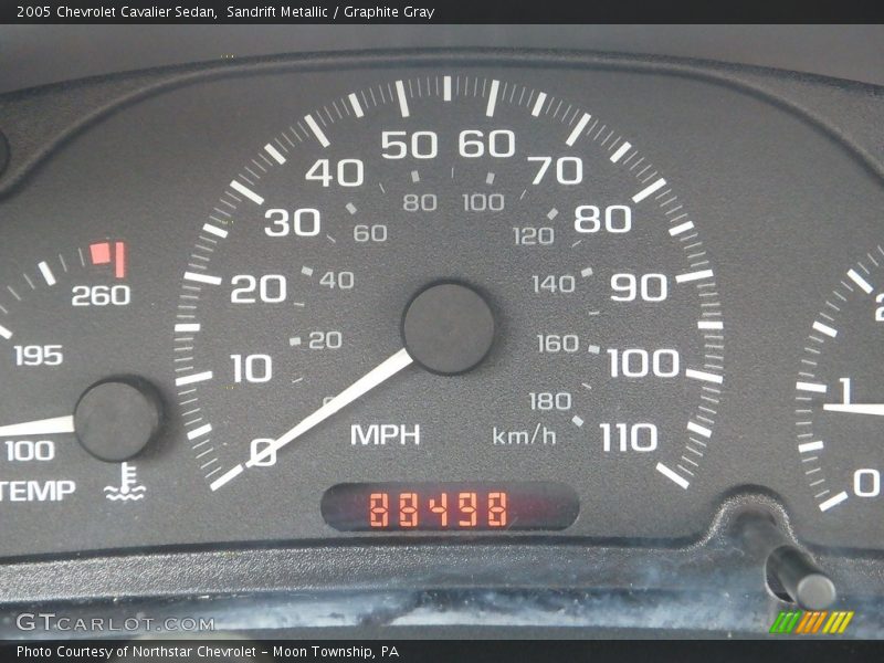 Sandrift Metallic / Graphite Gray 2005 Chevrolet Cavalier Sedan