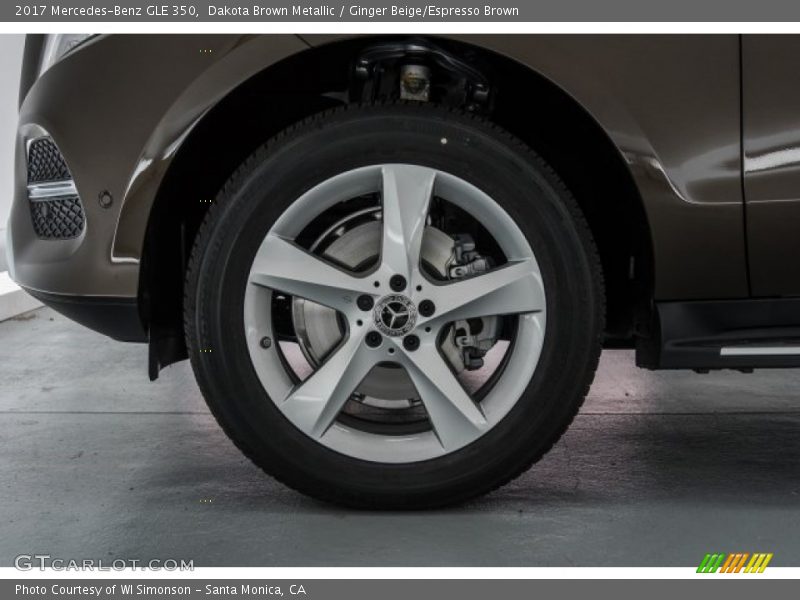 Dakota Brown Metallic / Ginger Beige/Espresso Brown 2017 Mercedes-Benz GLE 350