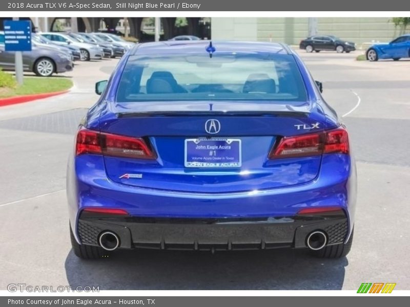 Still Night Blue Pearl / Ebony 2018 Acura TLX V6 A-Spec Sedan