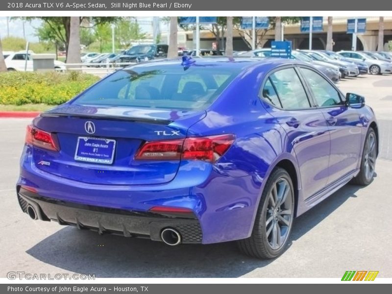 Still Night Blue Pearl / Ebony 2018 Acura TLX V6 A-Spec Sedan