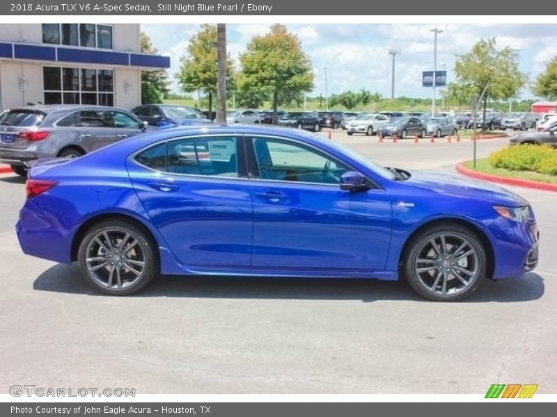 Still Night Blue Pearl / Ebony 2018 Acura TLX V6 A-Spec Sedan