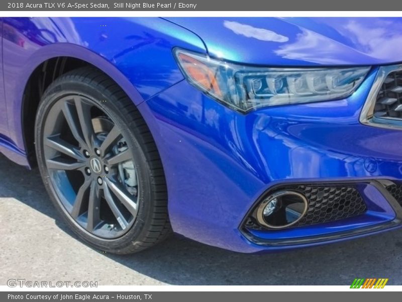 Still Night Blue Pearl / Ebony 2018 Acura TLX V6 A-Spec Sedan