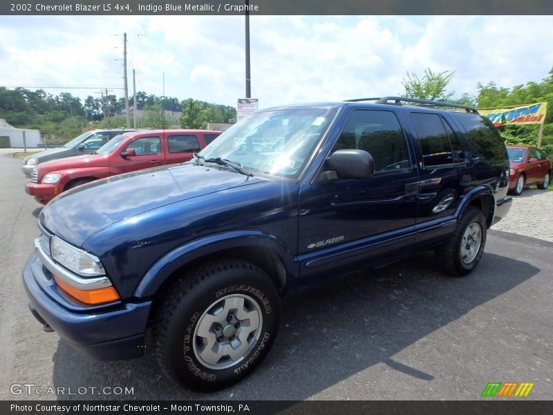 Indigo Blue Metallic / Graphite 2002 Chevrolet Blazer LS 4x4