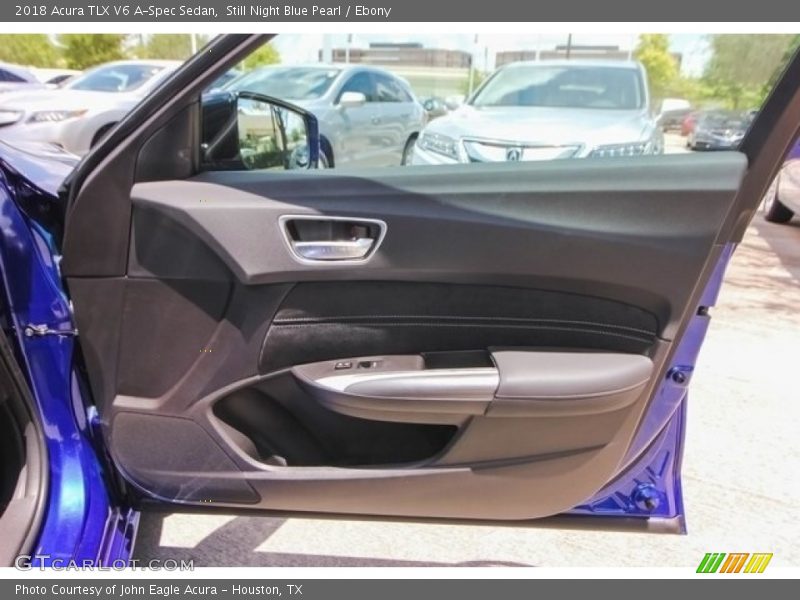 Still Night Blue Pearl / Ebony 2018 Acura TLX V6 A-Spec Sedan