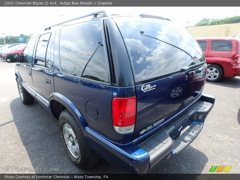 Indigo Blue Metallic / Graphite 2002 Chevrolet Blazer LS 4x4