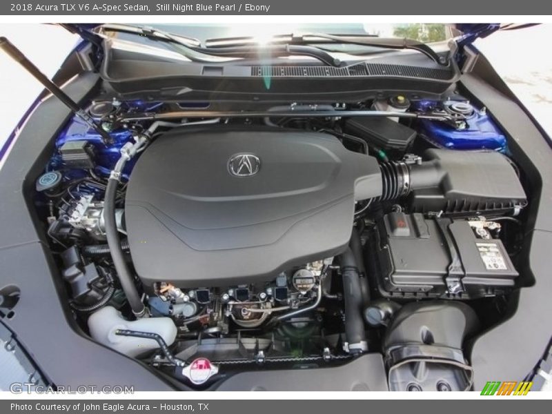 Still Night Blue Pearl / Ebony 2018 Acura TLX V6 A-Spec Sedan