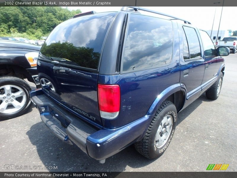 Indigo Blue Metallic / Graphite 2002 Chevrolet Blazer LS 4x4