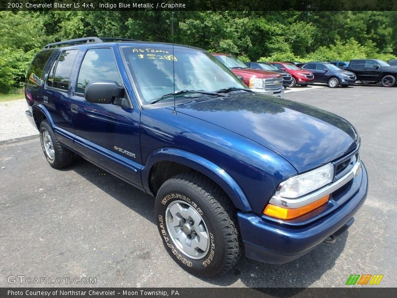 Indigo Blue Metallic / Graphite 2002 Chevrolet Blazer LS 4x4