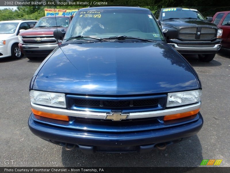 Indigo Blue Metallic / Graphite 2002 Chevrolet Blazer LS 4x4